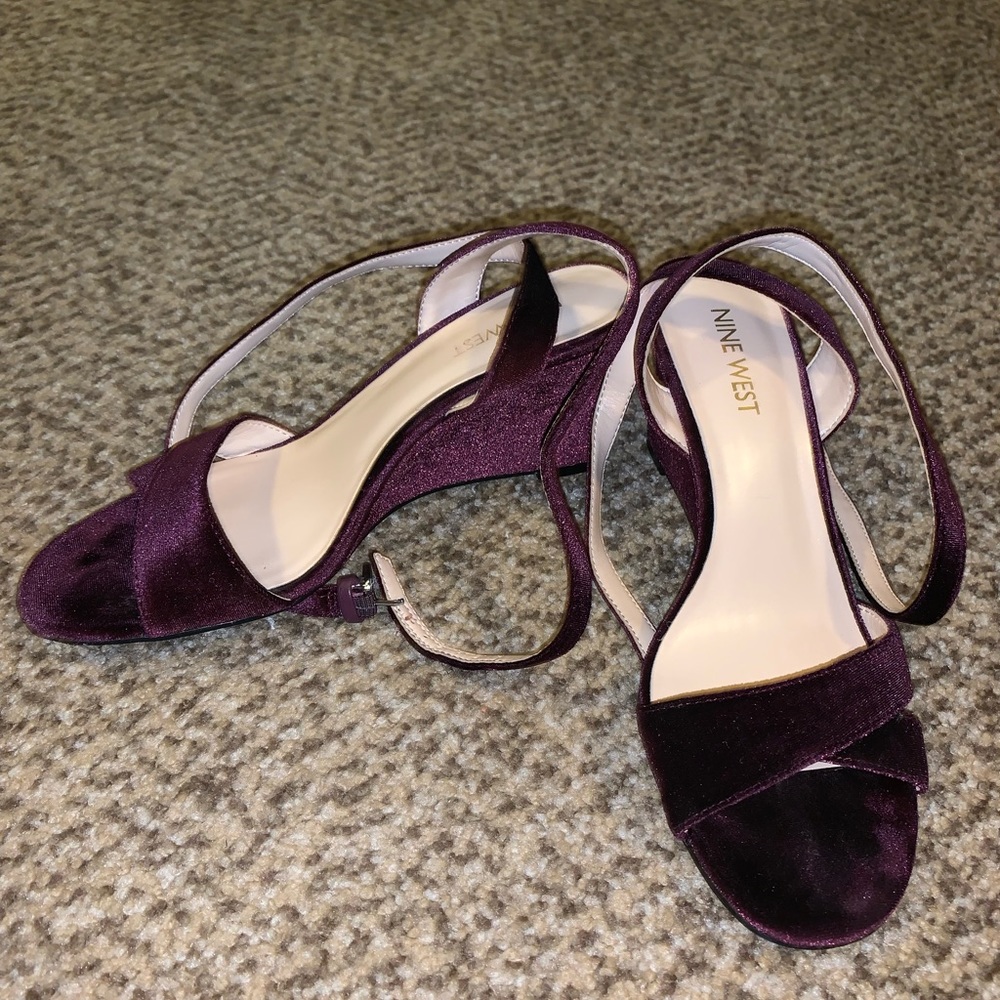 Lace up wedge sandals